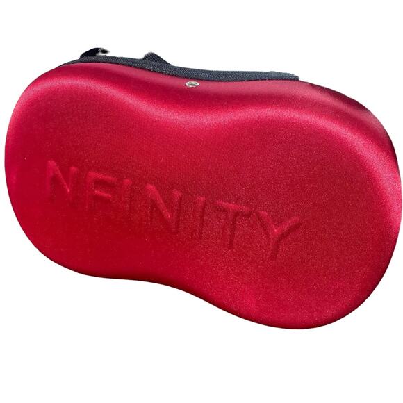 NFINITY red athletic or cheer shoe case with shoulder strap for easy carry - Picture 2 of 7